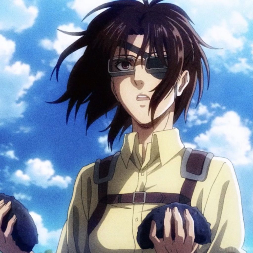 hange from AOT the strongest female character.