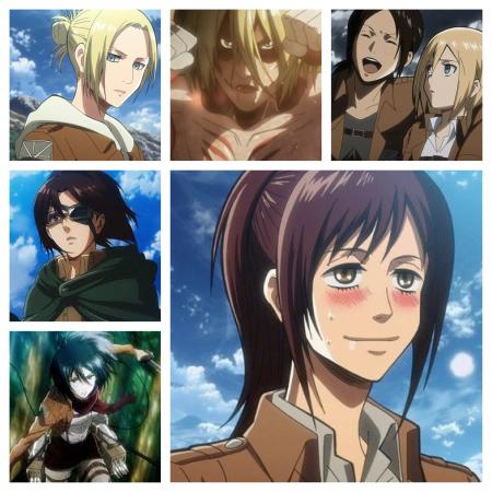 Attack on titan strongest female characters.