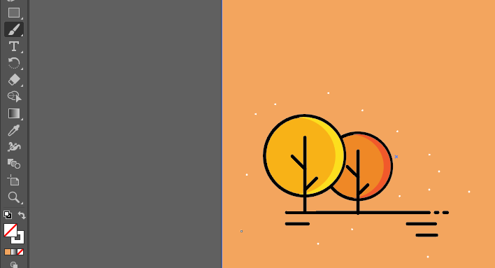  how to make scenery step wise in illustrator