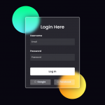 Create A Glassmorphism Login Form in HTML and CSS