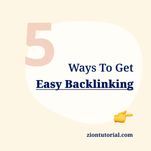 Top 5 Ways To Get Backlinking To Your Website Â 