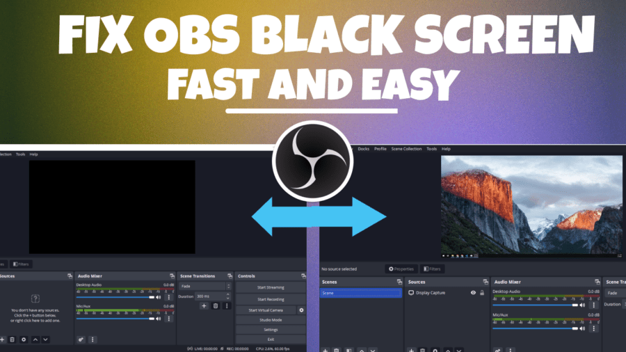 How to fix Display Capture not Working in OBS Studio