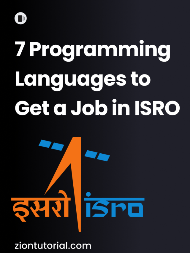7 Programming Languages to Get a Job in ISRO