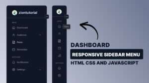 Read more about the article Responsive Side Navigation Bar In HTML CSS and JavaScript | Sidebar Menu in HTML CSS And JavaScript