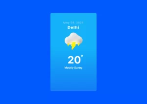 Read more about the article Weather Application using ReactJS | react mini project